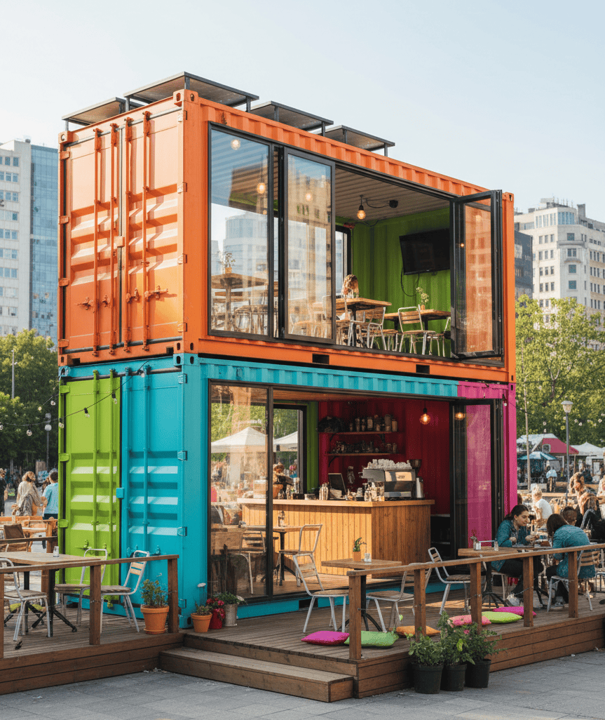 Portable Cabin Cafe And Restaurant
