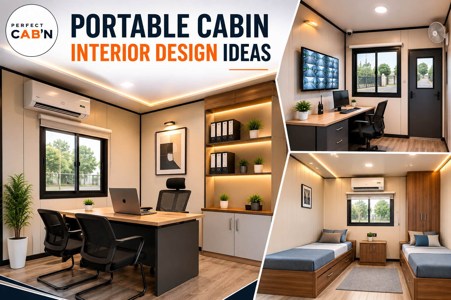 Portable Cabin Interior Design Ideas- Smart Layouts for Offices, Security, and Accommodation